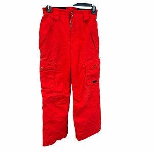 Paul Frank boys deluxe snow ski snowboard red black pants Medium.